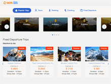 Tablet Screenshot of himtravelventure.com